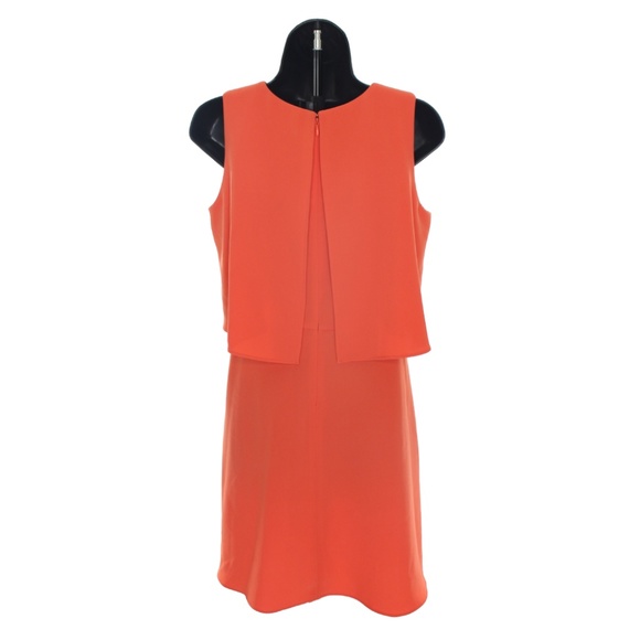 Calvin Klein Sleeveless Caped A-Line Dress - Picture 2 of 3